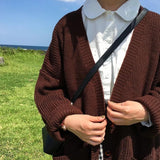 Oversized Thick Knit Cardigan