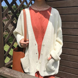 Oversized Thick Knit Cardigan