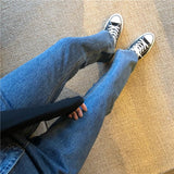 High Waisted Wide Leg Vintage Fit Jeans