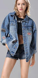Patched Denim Jacket