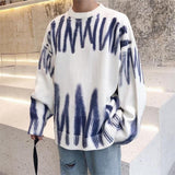 Oversized Scribble Sweater