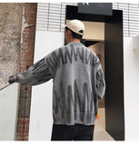 Oversized Scribble Sweater
