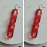 Acrylic Chain Earrings