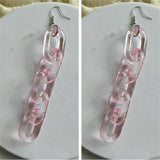 Acrylic Chain Earrings