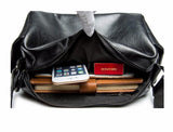 Vegan Leather Messenger Bag