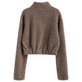 Cropped Fleece Pullover