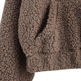 Cropped Fleece Pullover
