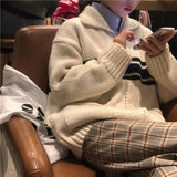 Thick Fiber Knitted Zip Up Cardigan