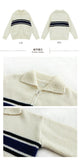 Thick Fiber Knitted Zip Up Cardigan