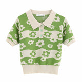 Retro Floral Polo