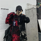 Deconstructed Tie Dye Hoodie