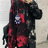 Deconstructed Tie Dye Hoodie