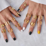 Personalized Gold Initial Ring