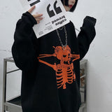 Angry Skeleton Knit Sweater