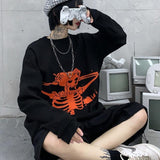 Angry Skeleton Knit Sweater