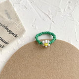 Handmade Resin Flower Rings