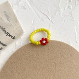 Handmade Resin Flower Rings