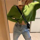 Retro Cropped Cardigan