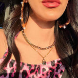 "Playboy" Long & Key Necklace