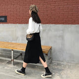 High Waisted Midi Skirt