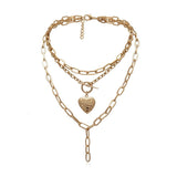 Layering Chain Heart Locket