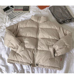 Color Spectrums Puffer Jacket