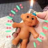 Rubber Troll Cigarette Lighter Holder
