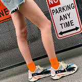 Neon Smiley Face Socks