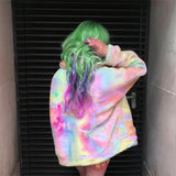 Cotton Candy Sherpa Pullover