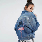 "Happy Times" Denim Jacket