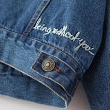 "Happy Times" Denim Jacket