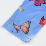 Butterfly Sky Mesh Top