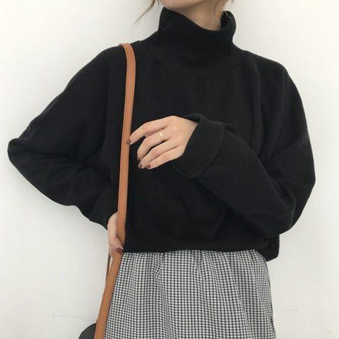 Relaxed Turtleneck Sweater