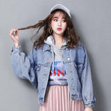 Vintage Oversized Sleeve Denim Jacket