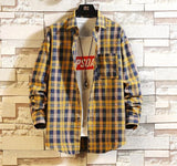 E-boy Plaid Long Sleeve Shirt