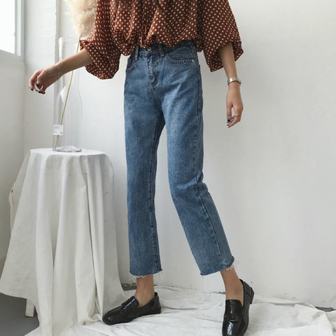 High-Waisted Mom Jeans