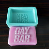 Gay Bar Silicone Soap Mold