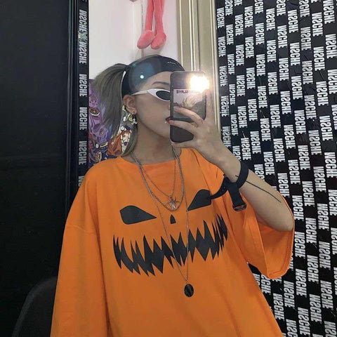 Oversized Pumpkin Tee