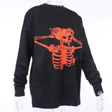 Angry Skeleton Knit Sweater