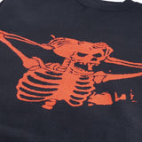 Angry Skeleton Knit Sweater
