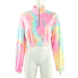 Cotton Candy Sherpa Pullover