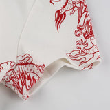 Red Dragon Ribbed Shirt