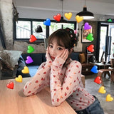 Retro Flower Mesh Top