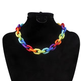 Rainbow Acrylic Chain