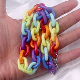 Rainbow Acrylic Chain