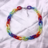 Rainbow Acrylic Chain