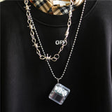 Tetris Game Necklace