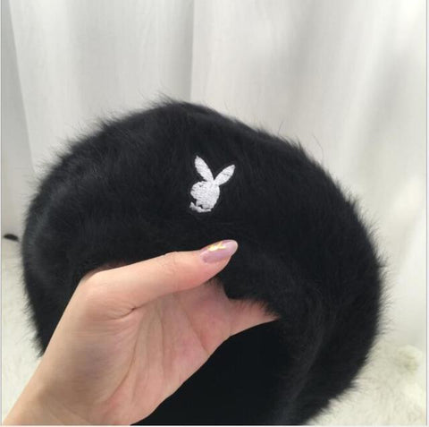 Playboy Faux Fur Beret