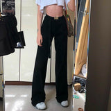 High Waisted Vintage Loose Trousers