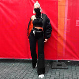 High Waisted Vintage Loose Trousers